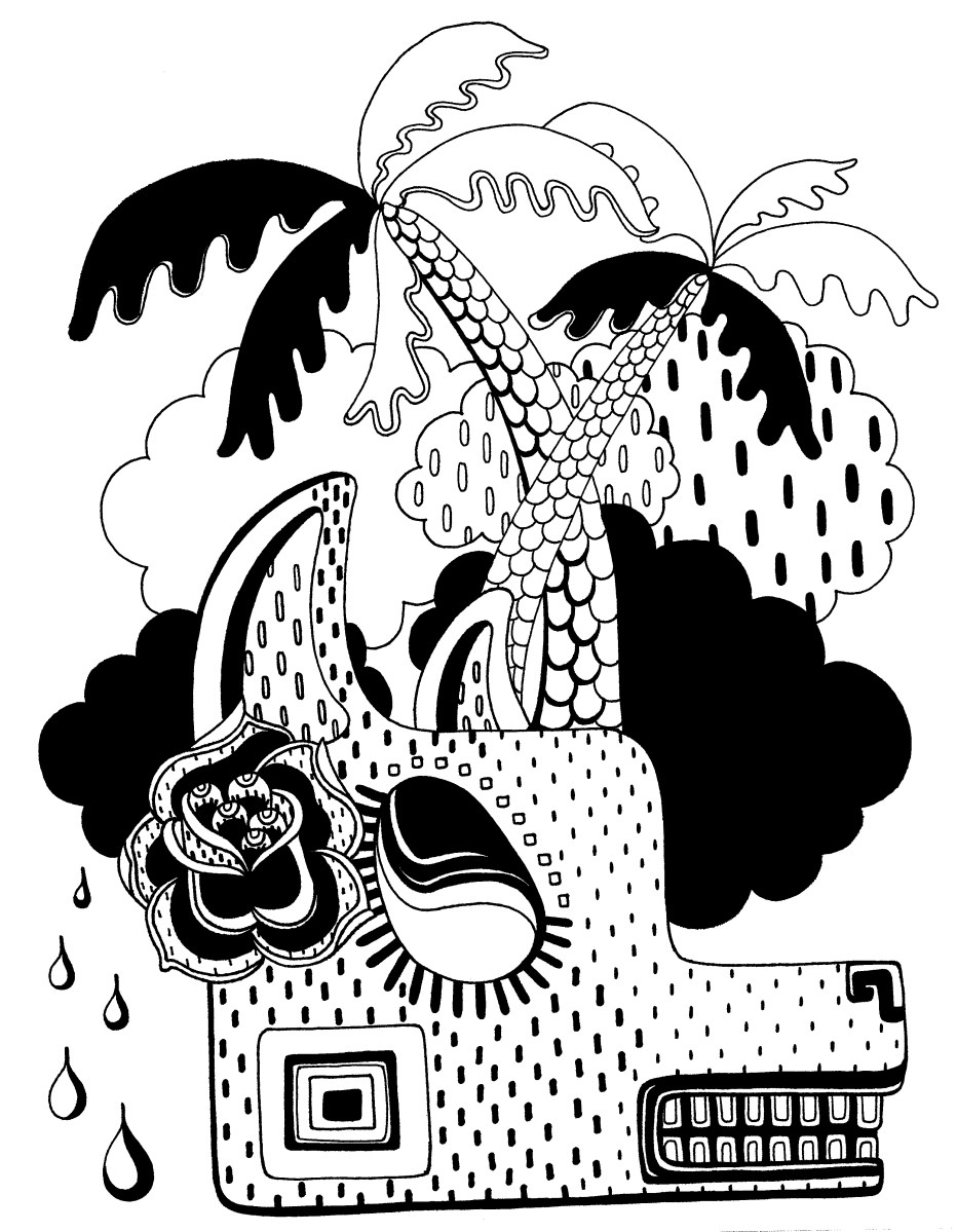 Es una aventura crear cada animal, todos estos trabajos se van concretando y en medio de esa búsqueda me encuentro los elementos que definen cada reinterpretación. Trabajo sobre la marcha, me interesa hacer collage, graffiti, muralismo, escultura, gráfica y pintar.